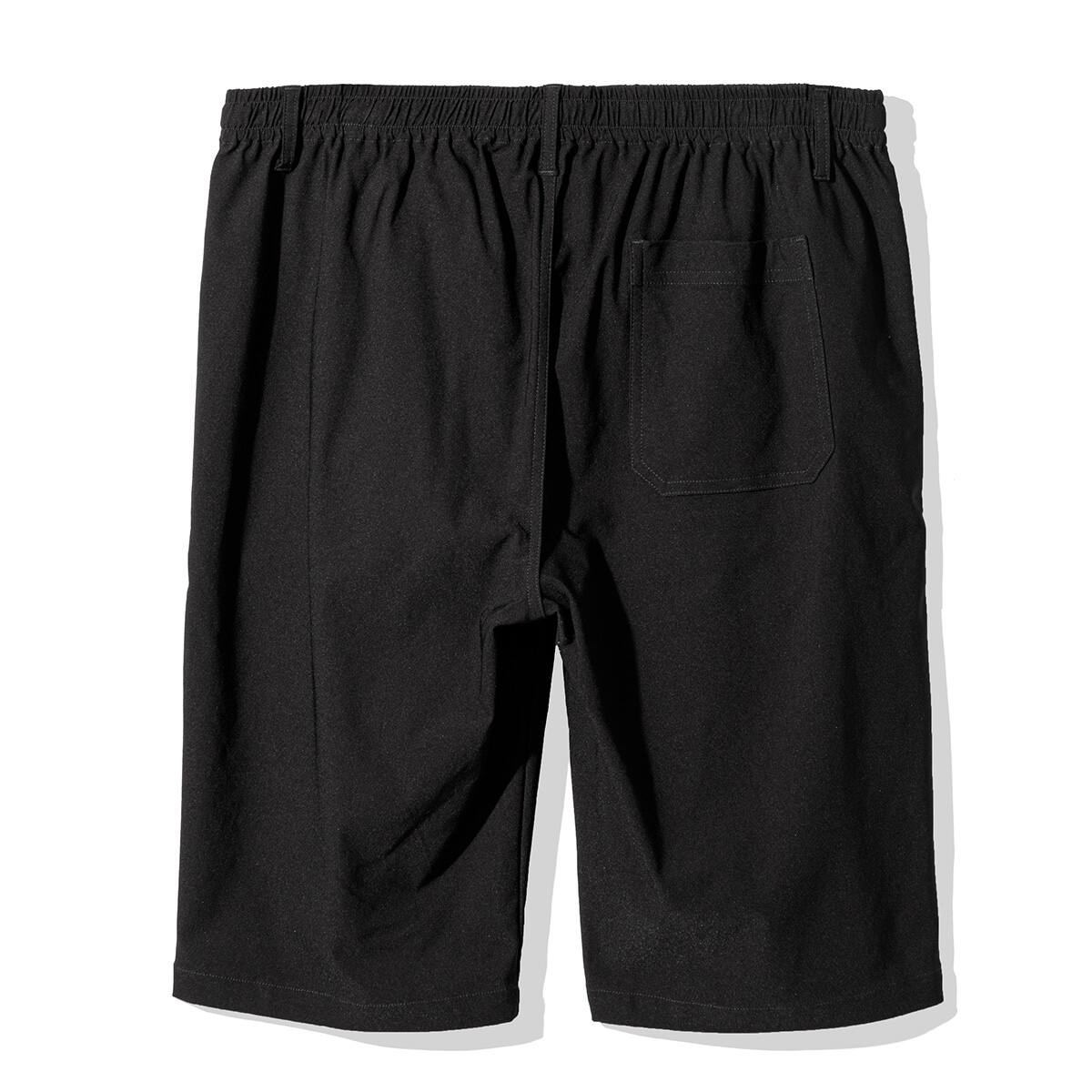 新品未使用【Curensology】コットンニーレングスハーフパンツ　黒 MENS 驚くほどよく伸びるハーフパンツ(クール SPSTne BK L) | ニトリ