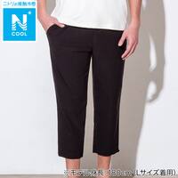 MENS 驚くほどよく伸びるクロップドパンツ(クール SPSTne BK L)