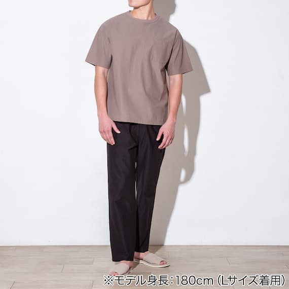 MENS 縦横伸びTシャツ(クール CGne GRJ M) 2枚目画像
