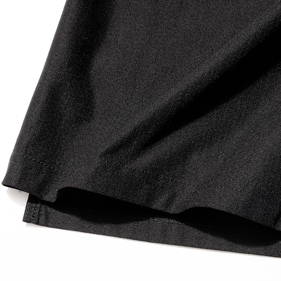 MENS 縦横伸びオープンカラーシャツ(クール CGne BK M) 8枚目画像