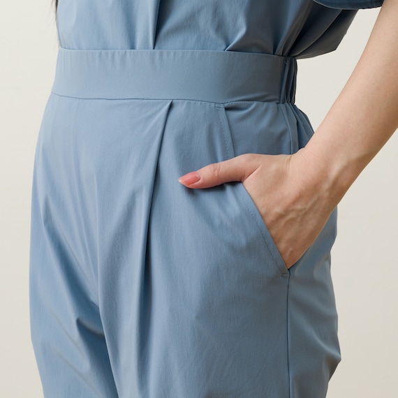 WOMENS 超軽量クール ロングパンツ(LWneSBL M) 7枚目画像