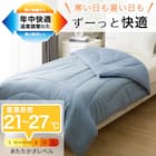 カバーなしで使える温度調整 肌掛け布団 ダブル(BL K2509 D) 2枚目画像