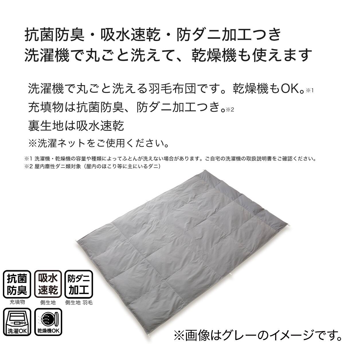 ダウンケット つぶ綿入り セミダブル(BL K2502 SD) | ニトリネット