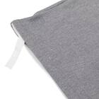 掛け布団カバー セミダブル(CVCニットグレー ST23-8 SD) 5枚目画像