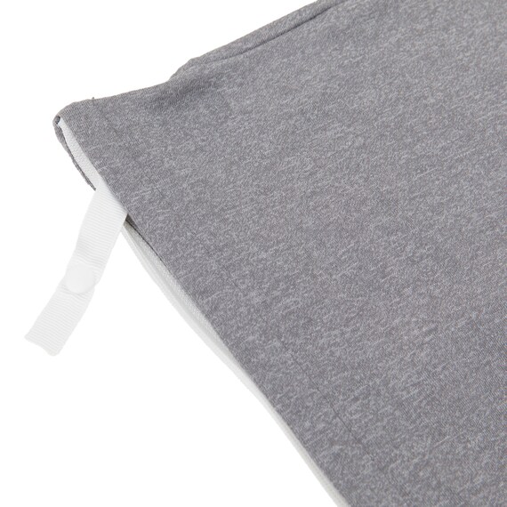 掛け布団カバー セミダブル(CVCニットグレー ST23-8 SD) 5枚目画像