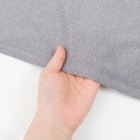 掛け布団カバー セミダブル(CVCニットグレー ST23-8 SD) 9枚目画像