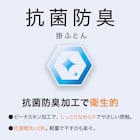 抗菌防臭掛ふとん ダブル(K2428 D) 4枚目画像