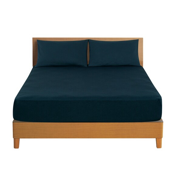 マルチすっぽりシーツ シングル(PT69 ストライプ柄 NVS) 1枚目画像