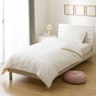 掛けふとんカバー セミダブル(ST03 コットンDC ホワイト SD) 2枚目画像