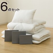 カバーつき寝具6点セット シングル(GY_n S2515 S)