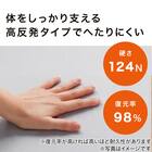 3つ折り高反発マットレス ダブル(日本製 H4) 3枚目画像