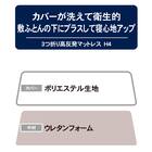 3つ折り高反発マットレス ダブル(日本製 H4) 9枚目画像