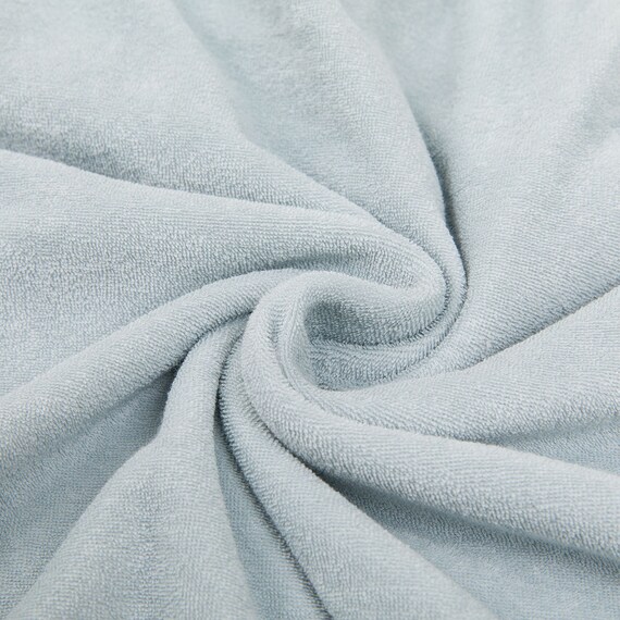 たて・よこストレッチNフィットシーツ セミダブル-ダブル(綿パイルN2 ブルー SD-D) 7枚目画像