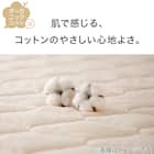 肌布団 シングル(オーガニックコットン混 OG3 S BE T01) 3枚目画像