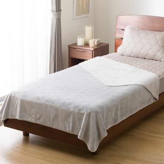 しまわない毛布 シングル(なめらかタッチ グレー S A2501) 1枚目画像