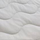 両面使える 敷きパッド  ダブル(フワフワ&ワッフル グレー D A2502) 7枚目画像