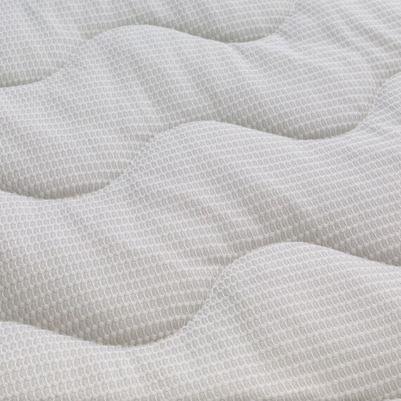 両面使える 敷きパッド  ダブル(フワフワ&ワッフル グレー D A2502) 7枚目画像