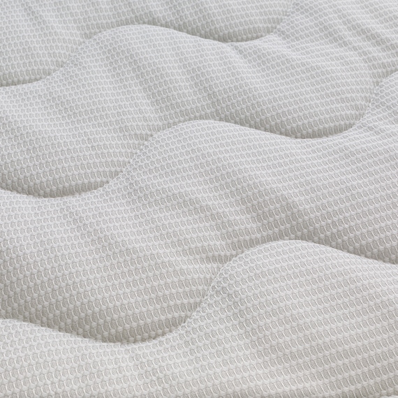 両面使える 敷きパッド ダブル(フワフワ&ワッフル グレー D A2502) 7枚目画像