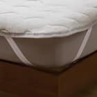 両面使える 敷きパッド ダブル(フワフワ&ワッフル グレー D A2502) 9枚目画像