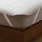 両面使える 敷きパッド ダブル(フワフワ&ワッフル グレー D A2502) 10枚目画像