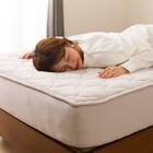 両面使える BOXパッド セミダブル(オールシーズン モカ SD 2503) 8枚目画像