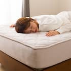 両面使える BOXパッド セミダブル(オールシーズン モカ SD 2503) 8枚目画像