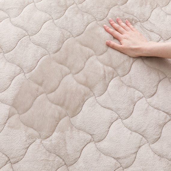 両面使える BOXパッド セミダブル(オールシーズン モカ SD 2503) 10枚目画像