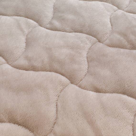 両面使える BOXパッド セミダブル(オールシーズン モカ SD 2503) 12枚目画像