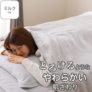 2枚合わせ 毛布 (ミルクタッチ A2506)