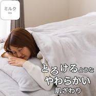 2枚合わせ 毛布 (ミルクタッチ A2506)