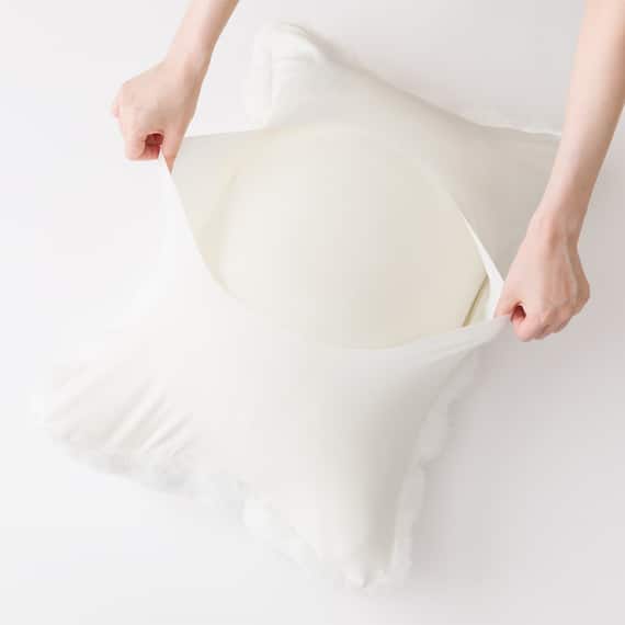 すっぽりピローパッド(ポコポコ ホワイト A2521) 8枚目画像