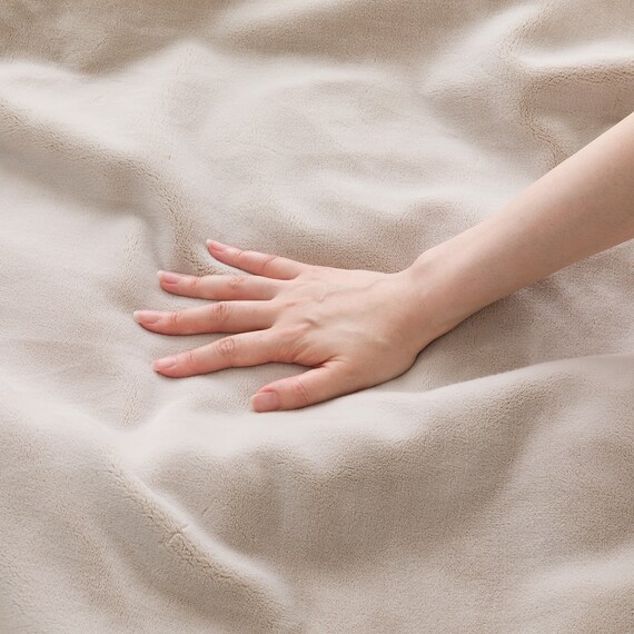 2枚合わせ毛布 ダブル(ロイヤルミルク モカ D A2524) 7枚目画像