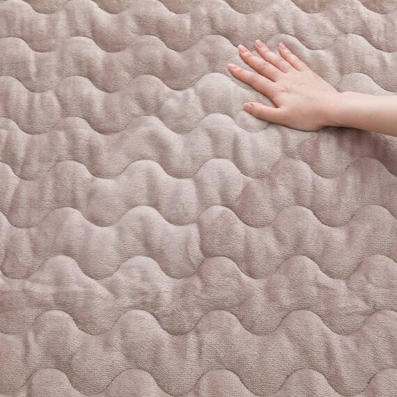 両面使える 敷きパッド ファミリー(Nウォーム モカ F A2510) 8枚目画像