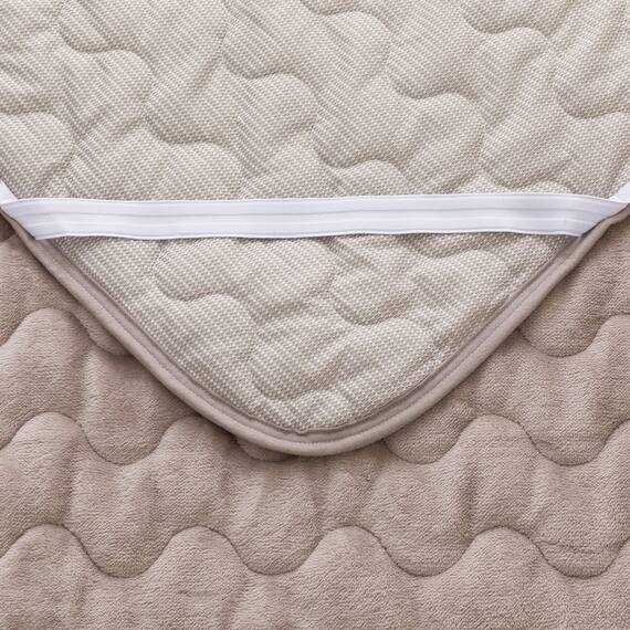 両面使える 敷きパッド ファミリー(Nウォーム モカ F A2510) 12枚目画像