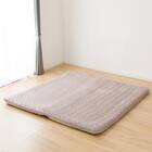 両面使える 敷きパッド ファミリー(Nウォーム モカ F A2510) 13枚目画像