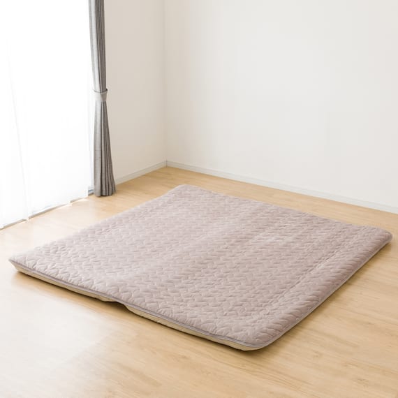 両面使える 敷きパッド ファミリー(Nウォーム モカ F A2510) 13枚目画像