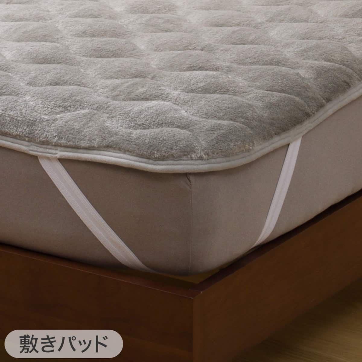 3点セット】両面使える 敷きパッド+ピローパッド+毛布 シングル(N