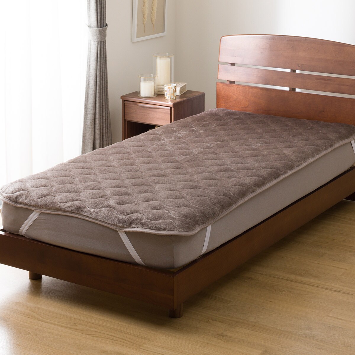 両面使える 敷きパッド シングル(NウォームWSP モカ A2512) | ニトリ