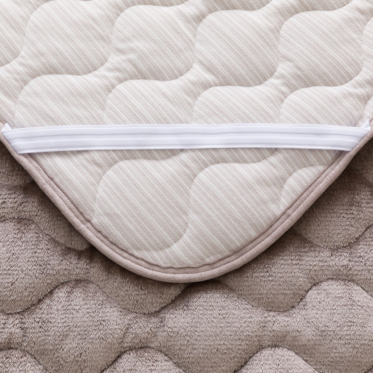 両面使える 敷きパッド セミダブル(NウォームWSP モカ A2512) | ニトリ