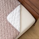 置くだけ簡単 敷きパッド シングル(Nウォーム モカ A2510) 10枚目画像