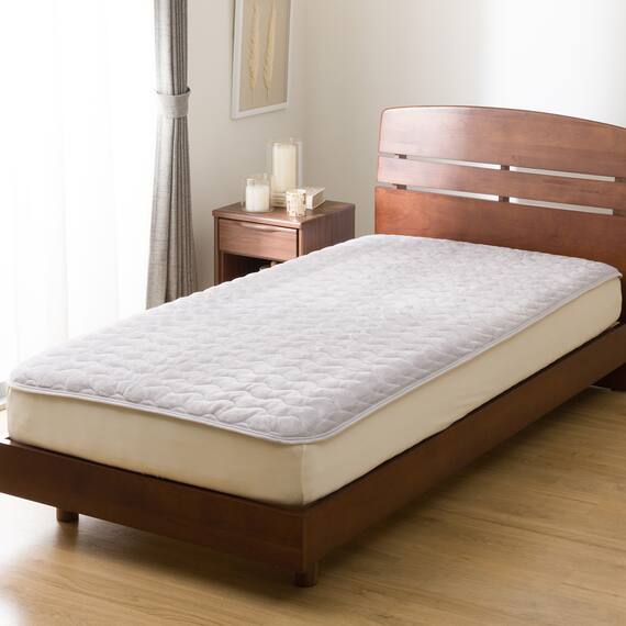 置くだけ簡単 敷きパッド シングル(Nウォーム グレー A2510) 12枚目画像