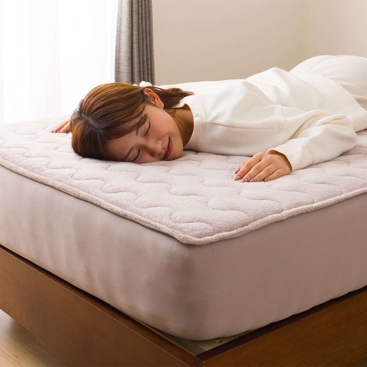 両面使える BOXパッド セミダブル(Nウォーム モカ A2510) | ニトリ
