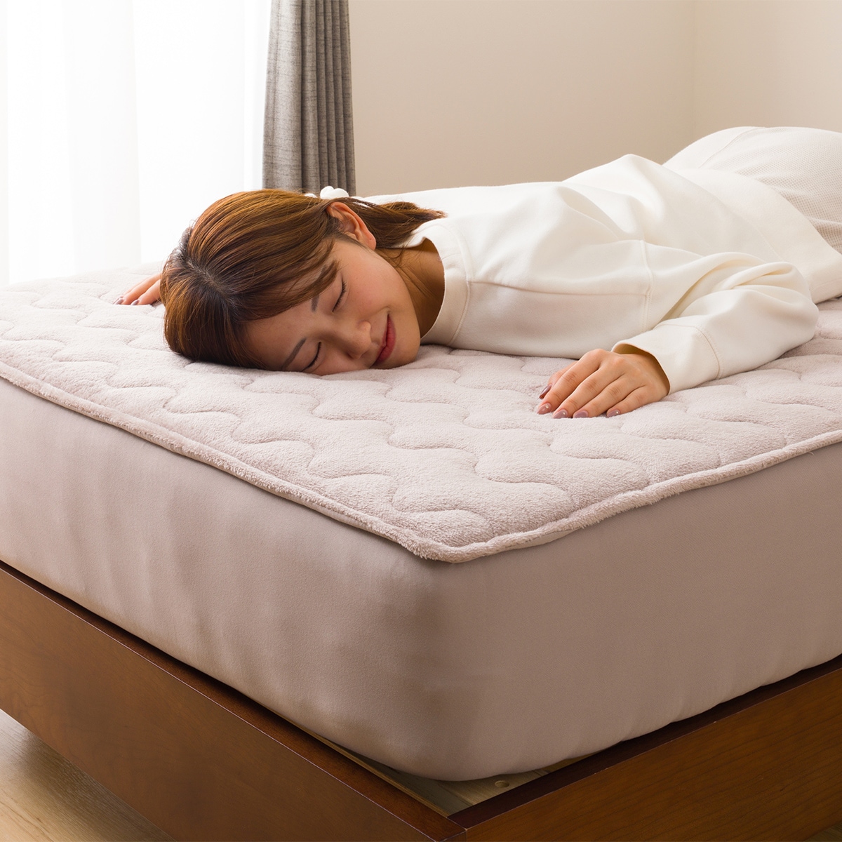 両面使える BOXパッド クイーン(Nウォーム モカ A2510) | ニトリネット