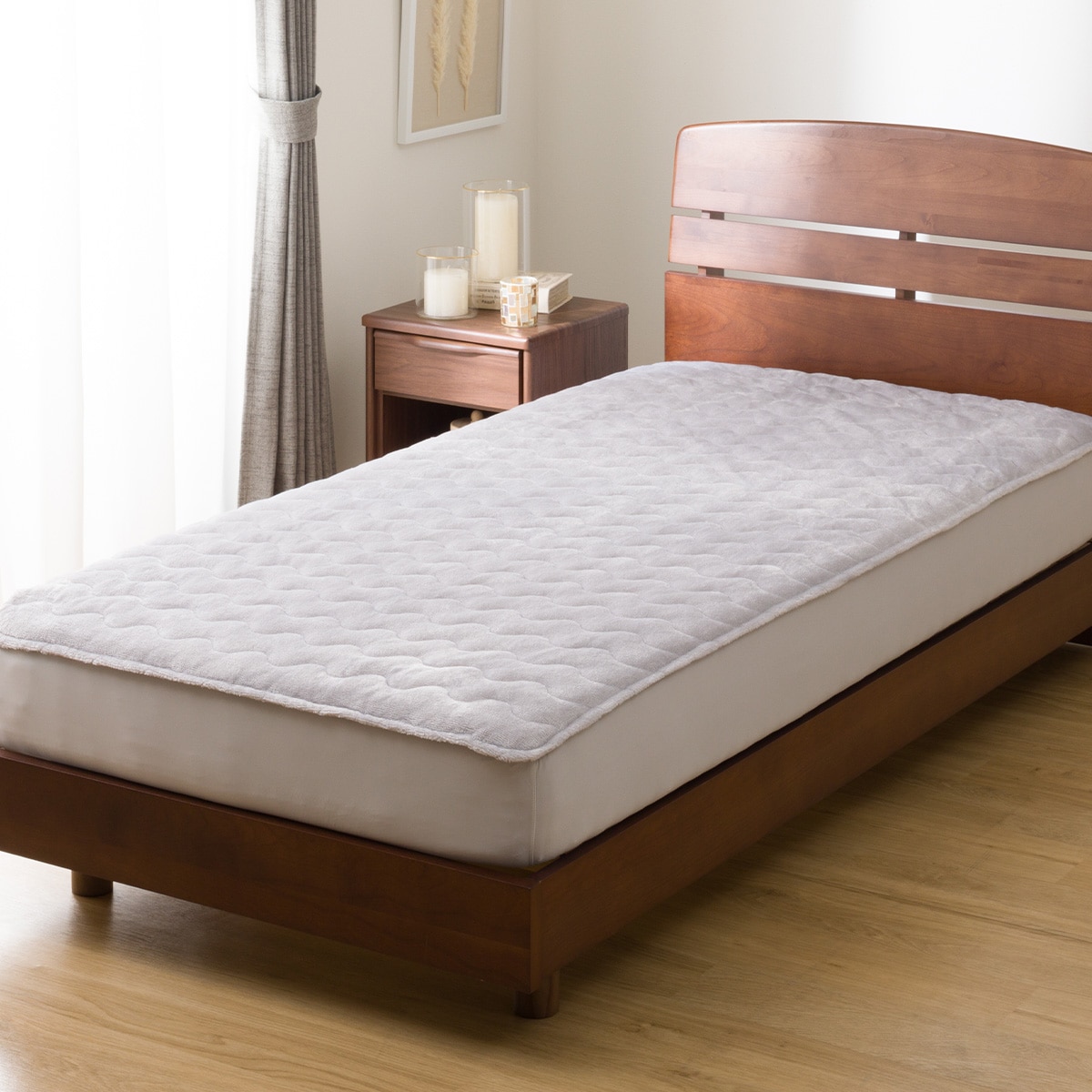 両面使える BOXパッド ダブル(Nウォーム グレー A2510) | ニトリネット