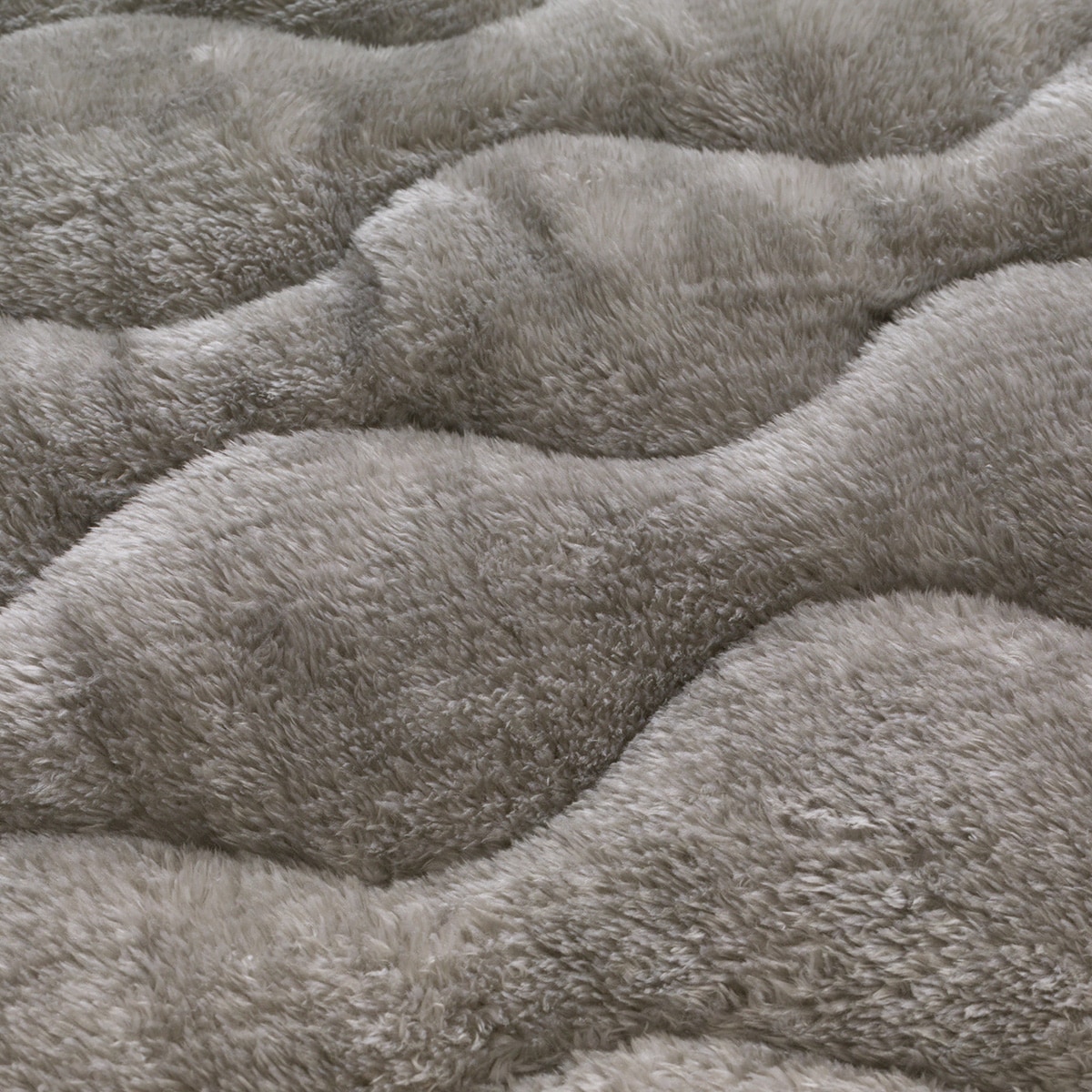 両面使える BOXパッド セミダブル(NウォームWSP グレー A2512