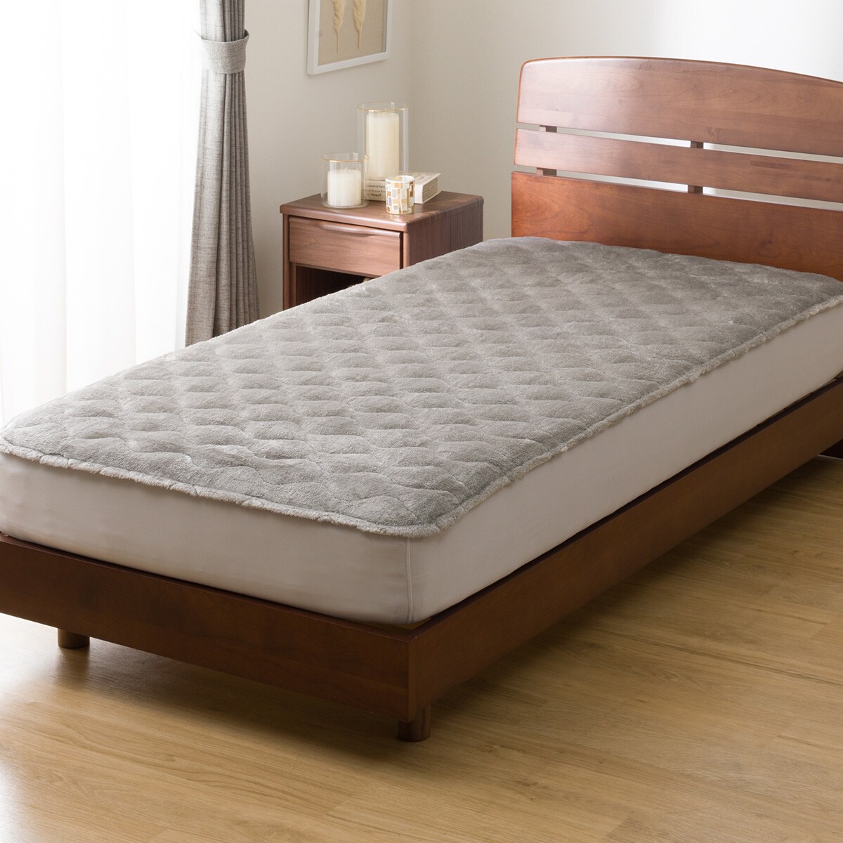 両面使える BOXパッド ダブル(NウォームWSP グレー A2512) | ニトリ