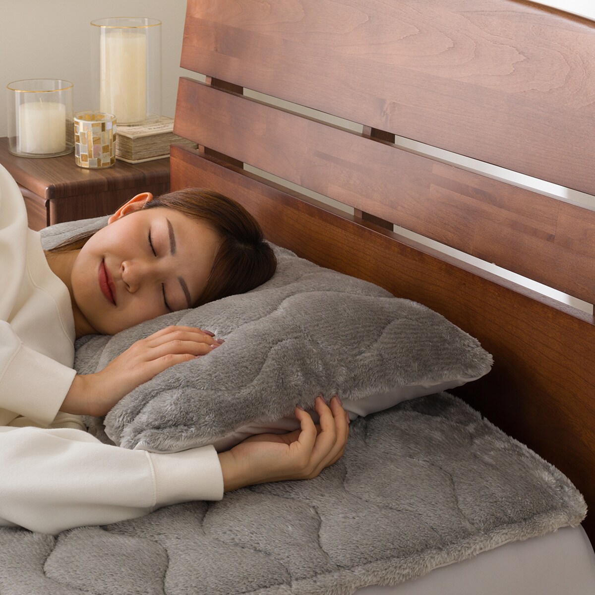 両面使える BOXパッド クイーン(NウォームWSP グレー A2512) | ニトリ