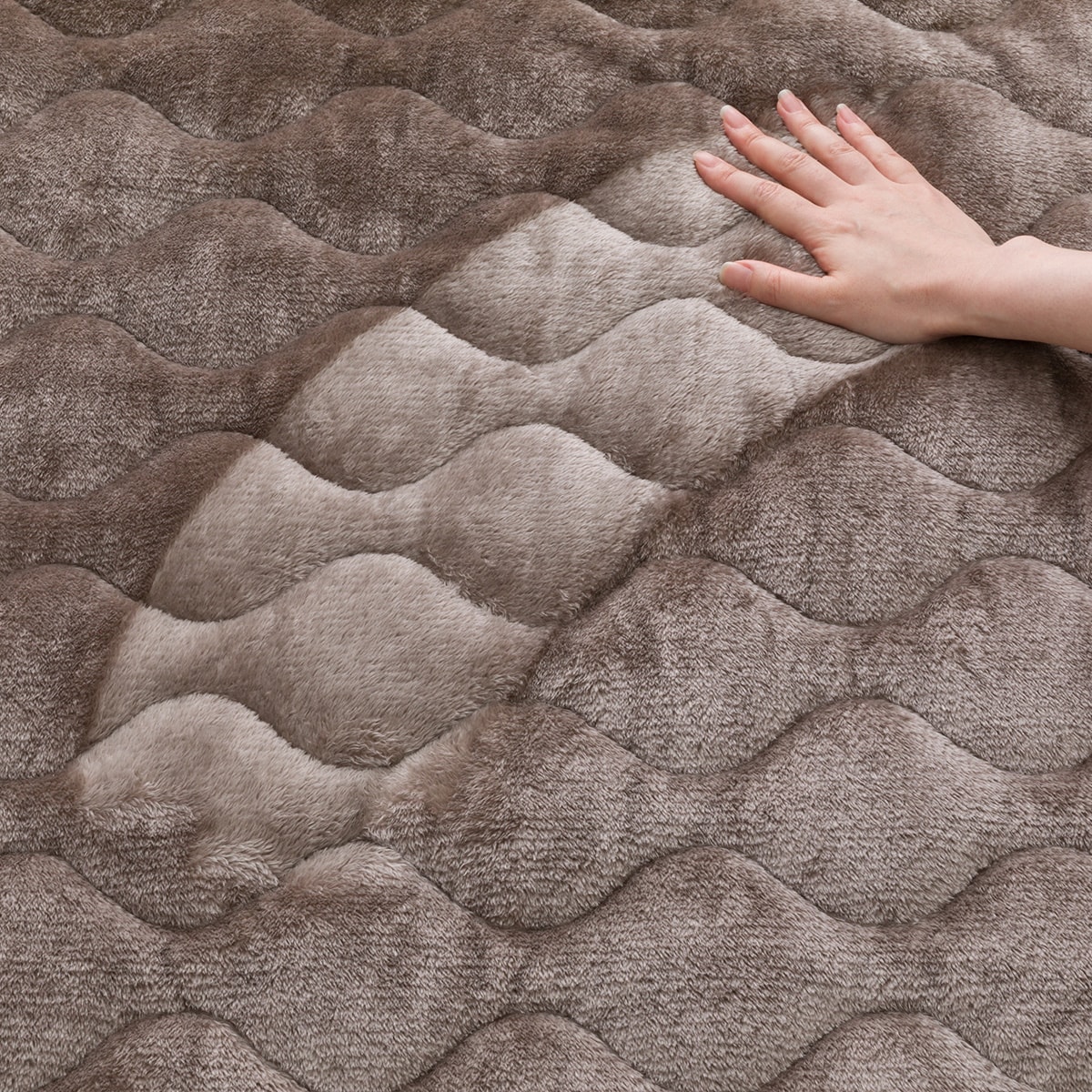 両面使える BOXパッド シングル(NウォームWSP モカ A2512) | ニトリ