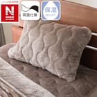 両面使えるすっぽりピローパッド(NウォームWSP モカ A2512) 1枚目画像