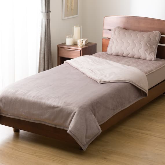 2枚合わせ毛布 シングル(Nウォーム モカ A2510) 12枚目画像